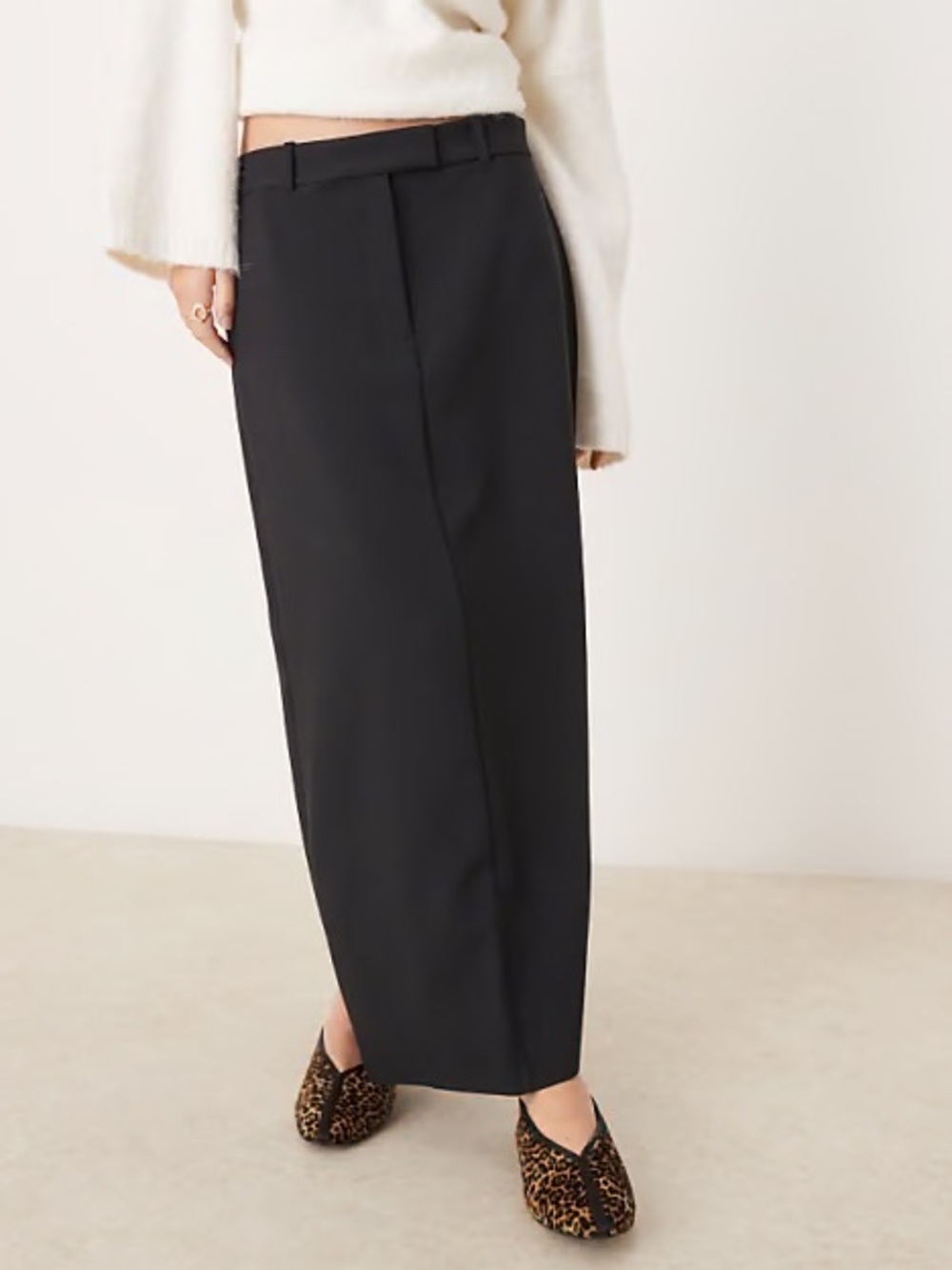abercrombie tailored maxi skirt
